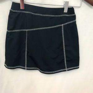 L.L. Bean Girls Skort Size 10 Black